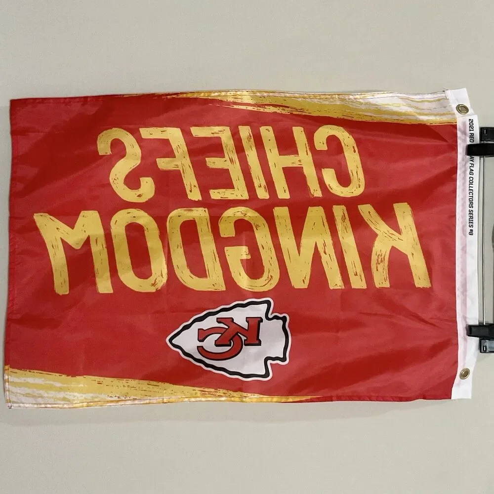 Chiefs Flag 2021 Kansas City KC Chiefs Kingdom Red Friday Flag McDonalds